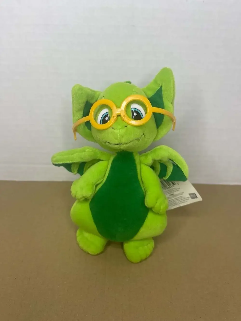 NWT Vintage 1999 Russ Berrie Pocket Dragons Specs Green Dragon Plush Glasses
